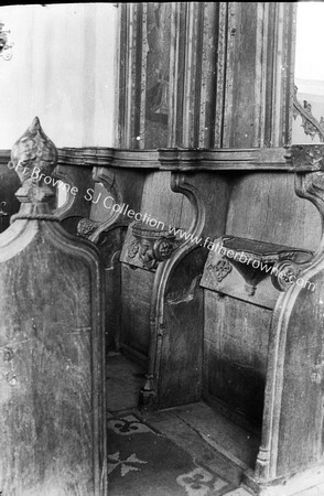 CHOIR SEAT WITH MISERICORD